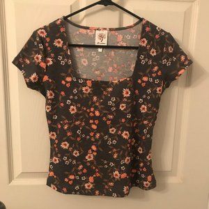 Floral Soft Cotton Tee